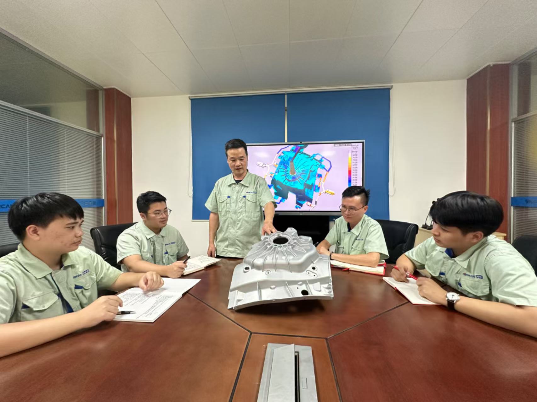 公司在模流分析、模温控制、高真空技术等方面已经处于国际先进水平，具有快速响应新能源整车厂新需求和同步开发能力，更好地为客户提供产品设计及优化服务，助力客户产品加速创新，产品能力获得客户高度认可。
分析软件:MAGMA,JSCAST
设计软件:CATIA,Pro/E,UG